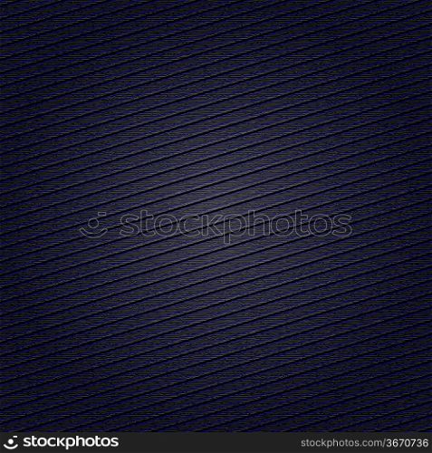 Striped fabric surface for dark blue background