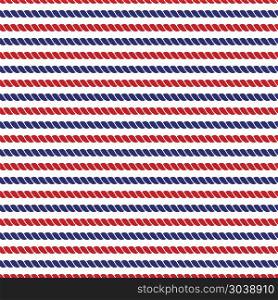 Striped navy and red ropes bright seamless background. Striped navy and red ropes bright seamless background. Abstract art backdrop, vector illustration