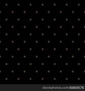 striped pattern of golden dots on black background. Elegant pattern for background, textile, paper packaging and other design. Vector illustration.
