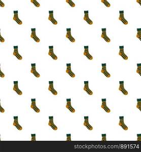 Striped sock pattern seamless vector repeat for any web design. Striped sock pattern seamless vector