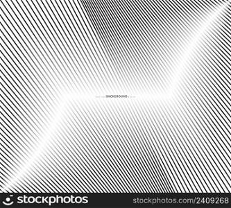 Striped texture, Abstract warped Diagonal Striped Background. Surface pattern design with linear ornament. Digital paper style for your business design, vector art template for your ideas