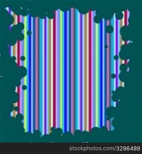stripes and bubbles background, abstract vector art illustration
