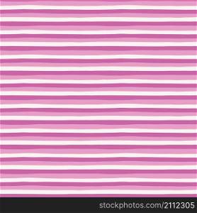 Stripes seamless pattern. Horizontal striped wallpaper. Pastel pink colors. Design for fabric, textile print, surface, wrapping, cover. Simple vector illustration. Stripes seamless pattern. Horizontal striped wallpaper. Pastel pink colors.