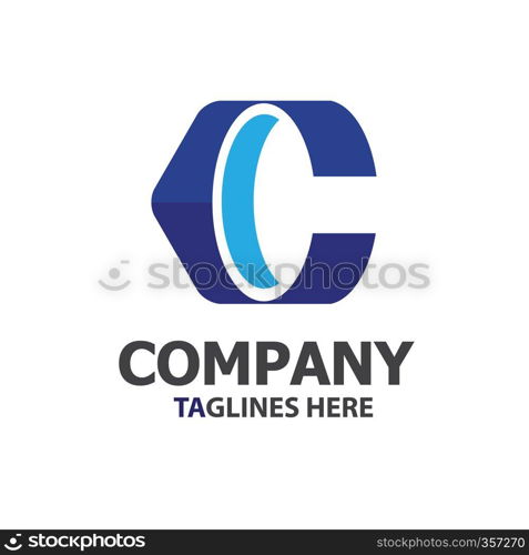 strong and memorable initial letter c logo vector concept