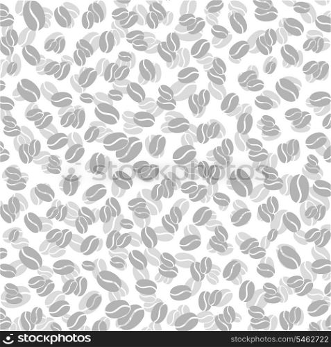 Structure from coffee grains. A vector illustration