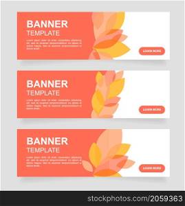 Student charitable activities web banner design template. Vector flyer with text space. Advertising placard with customized copyspace. Promotional printable poster for advertising. Graphic layout. Student charitable activities web banner design template