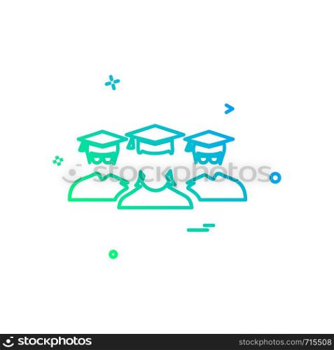 student group icon design vector