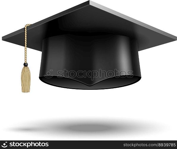 Student hat vector image