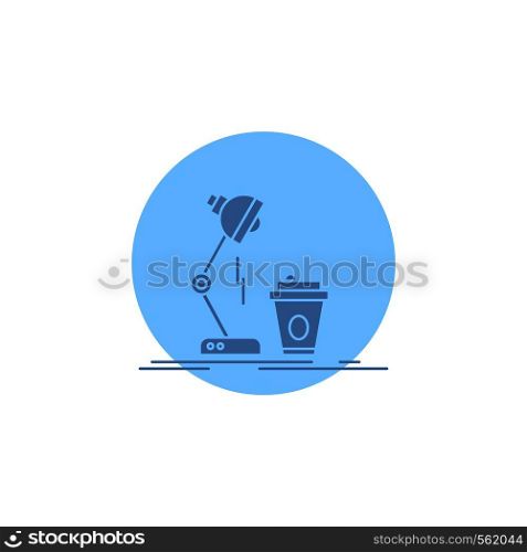 studio, design, coffee, lamp, flash Glyph Icon.. Vector EPS10 Abstract Template background
