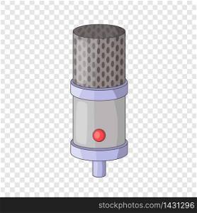 Studio microphone icon. Cartoon illustration of studio microphone vector icon for web design. Studio microphone icon, cartoon style