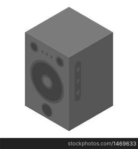 Studio speaker icon. Isometric of studio speaker vector icon for web design isolated on white background. Studio speaker icon, isometric style