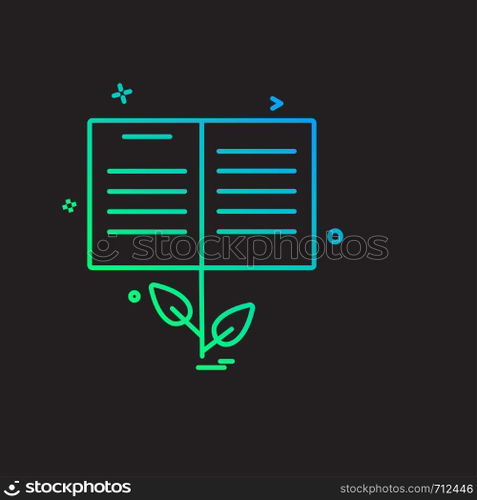 Study icon design vector