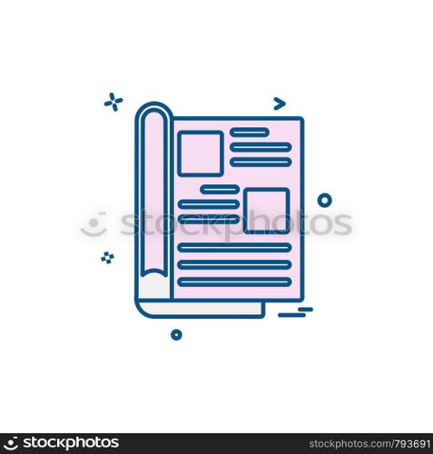Study icon design vector