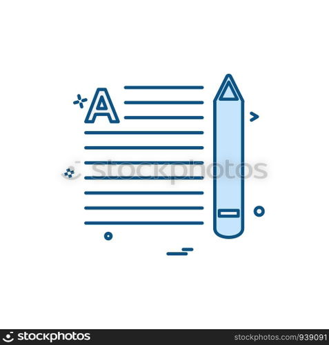 Study icon design vector