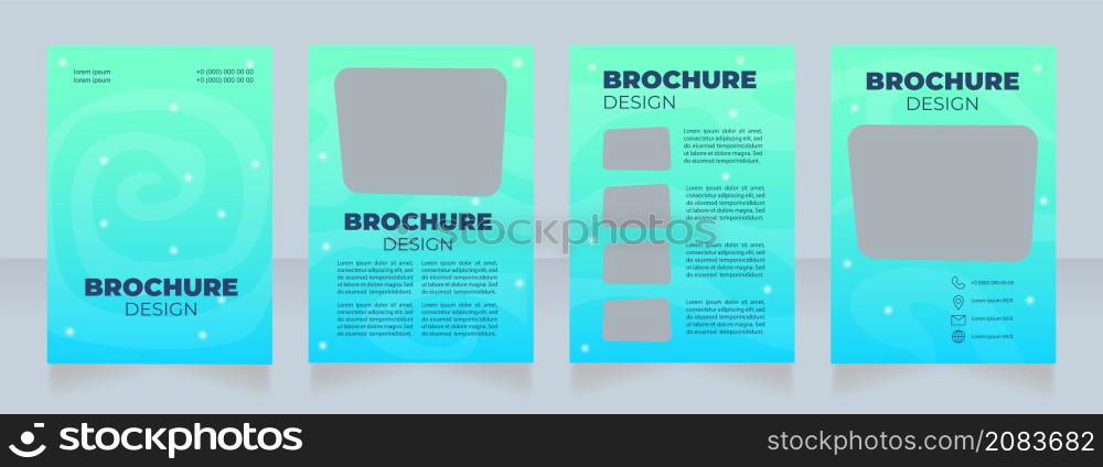 Studying star patterns and constellations blank brochure design. Template set with copy space for text. Premade corporate reports collection. Editable 4 paper pages. Arial Black, Regular fonts used. Studying star patterns and constellations blank brochure design