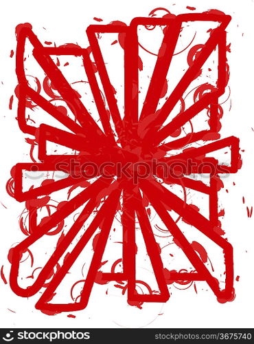 style background from red splinter