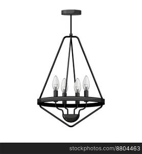 style chandelier cartoon. style chandelier sign. isolated symbol vector illustration. style chandelier cartoon vector illustration