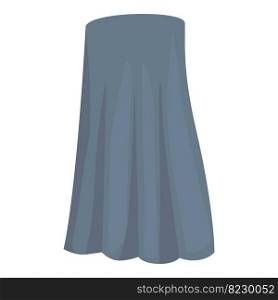 Style skirt icon cartoon vector. Woman mini. Model fabric. Style skirt icon cartoon vector. Woman mini