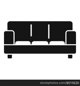 Style sofa icon simple vector. Room furniture. Vacation modern. Style sofa icon simple vector. Room furniture