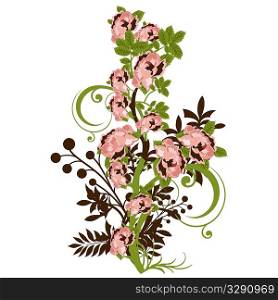 Stylised plant vector