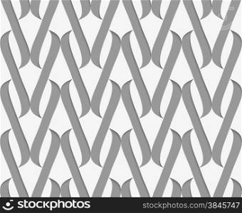 Stylish 3d pattern. Background with paper like perforated effect. Geometric design.Perforated paper with thick integrals.