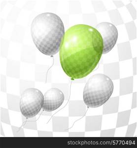 Stylish background with color flying balloons. Vector eps 10.. Stylish background with color flying balloons. Vector eps 10