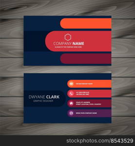 stylish business card design template