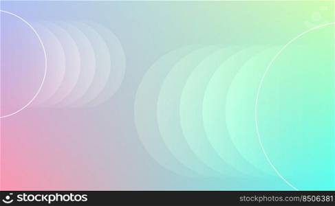 stylish colors background with circles