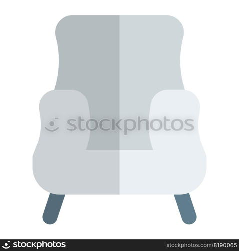 Stylish comfortable chair with side arms.