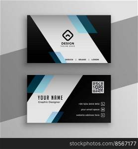 stylish corporate business card design template