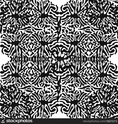 Stylish doodle seamless pattern with splash pattern black on white background. Abstract wallpaper, fabric. Stylish doodle seamless pattern with splash pattern black on white background. Abstract wallpaper, fabric.