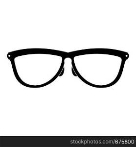 Stylish eyeglasses icon. Simple illustration of stylish eyeglasses vector icon for web. Stylish eyeglasses icon, simple style.