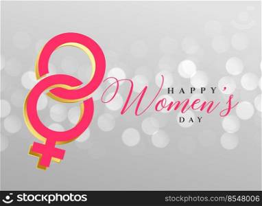 stylish happy women’s day background design