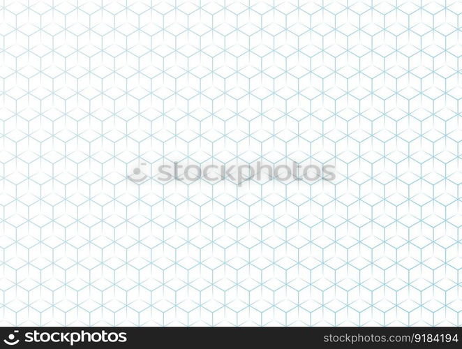 Stylish hexagonal line pattern background