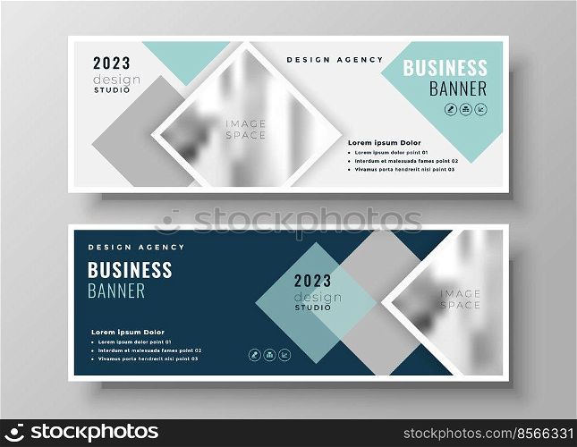 stylish web business modern presentation template design