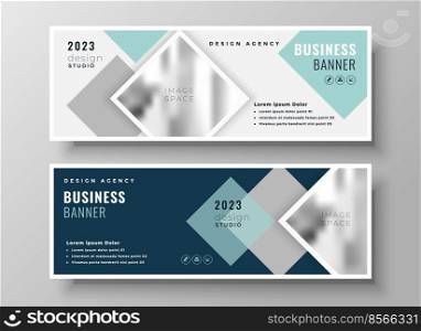 stylish web business modern presentation template design