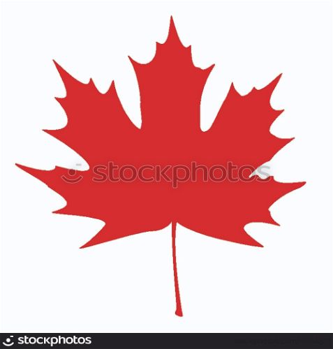 Stylized Canadian flag. EPS10 vector illustration.