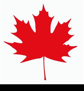 Stylized Canadian flag. EPS10 vector illustration.