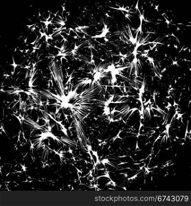 stylized fireworks, abstract vector art illustration