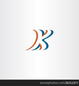 stylized k vector logo icon letter logotype