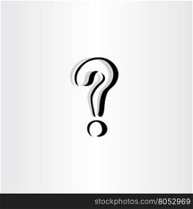 stylized question mark icon logo