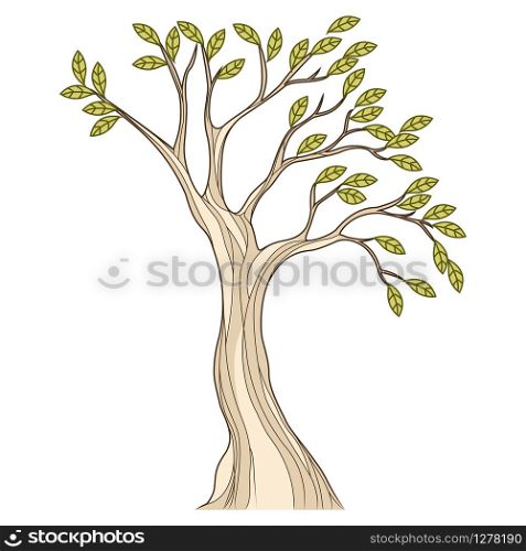 Stylized tree illustration