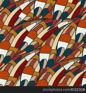 Stylized tribal pattern. Vector illustration.