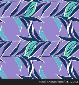Stylized tropical palm leaves wallpaper. Jungle palm leaf seamless pattern. Design for fabric, textile print, wrapping, cover. Fashion vector illustration. Stylized tropical palm leaves wallpaper. Jungle palm leaf seamless pattern.