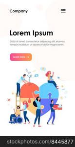 Stylized volunteers help charity and sharing hope isolated flat vector illustration. Cartoon abstract social team or group with humanitarian support. Donation and aid community concept