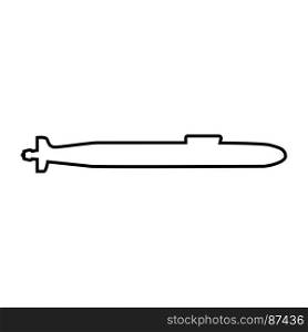 Submarine icon .