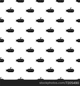Submarine with periscope pattern vector seamless repeating for any web design. Submarine with periscope pattern vector seamless