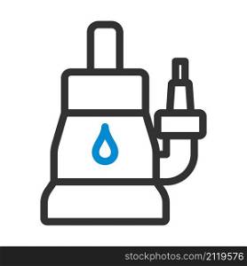 Submersible Water Pump Icon. Editable Bold Outline With Color Fill Design. Vector Illustration.