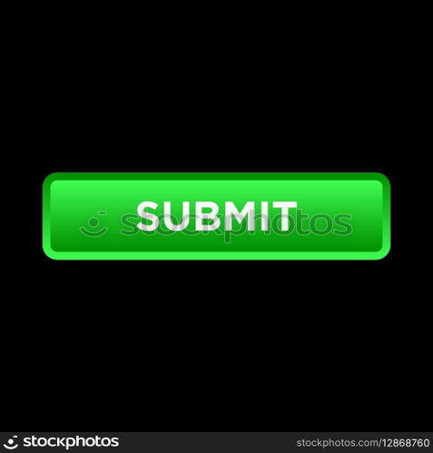 submit button website vector template