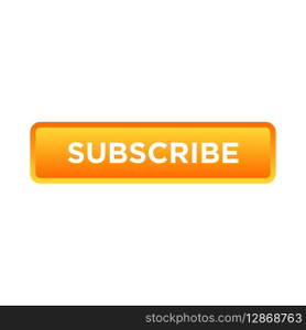subscribe button website vector template